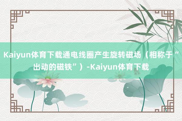 Kaiyun体育下载通电线圈产生旋转磁场（相称于“出动的磁铁”）-Kaiyun体育下载